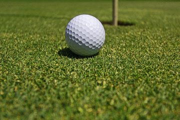 Golf - Ball with Hole - Hole focussed