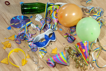 mess after party