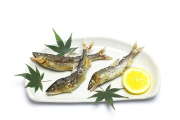鮎の塩焼き
