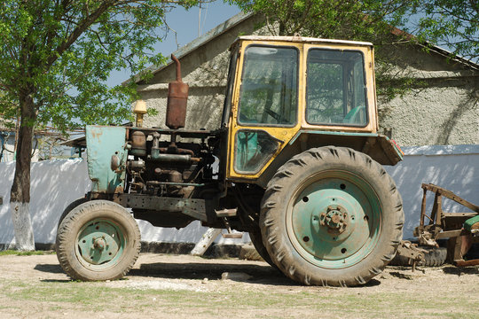 Old Russian Tractor