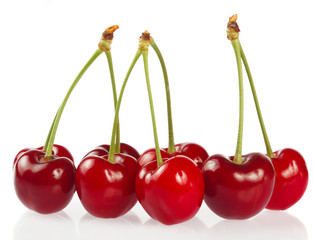 cherry, on a white background