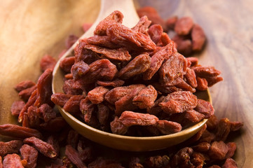 Red dried goji berries