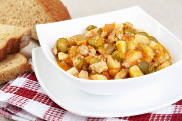 Azu — a traditional dish of Tatar cuisine