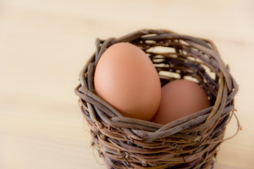 かごの卵