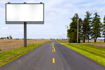 Billboard on Country Road