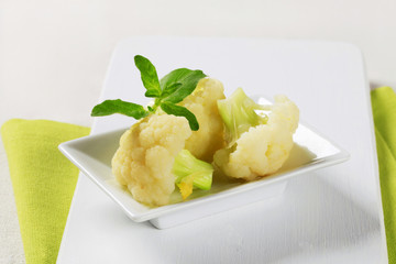 Cooked cauliflower