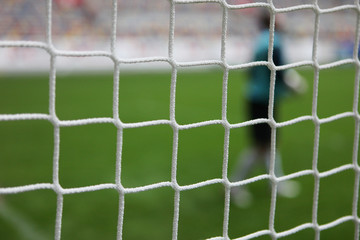 tor im fußballstadion