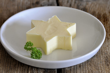 Stern aus Butter
