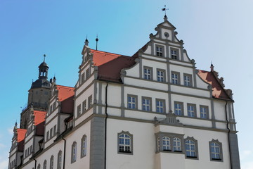 Fototapeta na wymiar Rathaus Wittenberg