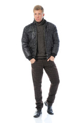 Portrait of a handsome young man