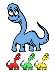 Cartoon dinosaur