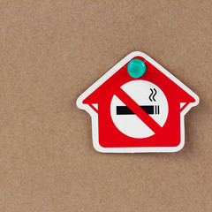 No smoking in the home.