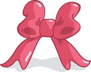 Pembe fiyonk kurdele