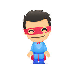 funny cartoon superhero