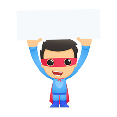funny cartoon superhero