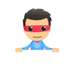 funny cartoon superhero