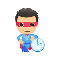 funny cartoon superhero