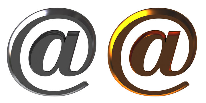 Chrome and gold email alias