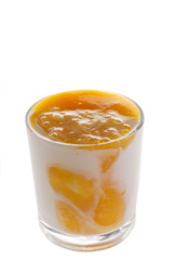 orange yogurt