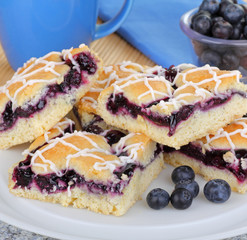 Blueberry Bars and Berries