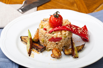 risotto with vegetable
