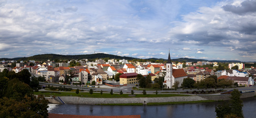 Fototapeta premium The town of Strakonice in the Czech Republic