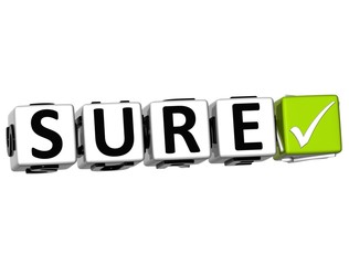 3D Sure Button Click Here Block Text