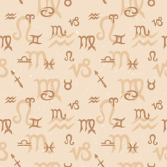 Zodiac Seamless Pattern