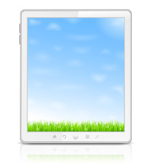 White Tablet PC