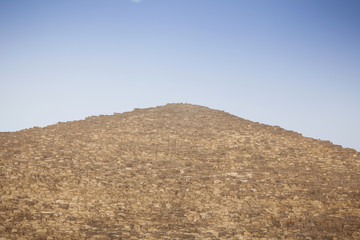 Unusual View Of The Pyramids Of Cairo Egypy