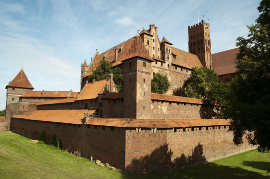 Die Marienburg, Ordensburg des Deutschen Ordens in Polen