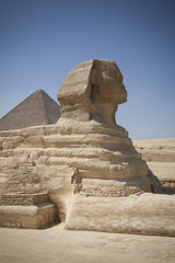 Views Of The Sphinx At Cairo Giza Egypt