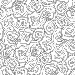 Seamless abstract hand drawn pattern, vector background.