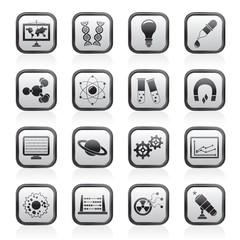 science, research and education Icons - Vector Icon set