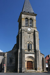 Fototapeta na wymiar Eglise de Saint Honoré les Bains