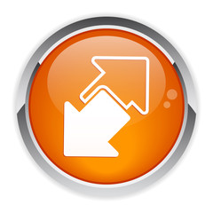 Internet connection disconnect button arrow.