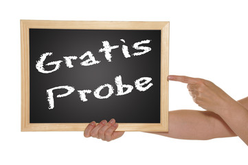 Obraz premium Tafel - Gratis Probe