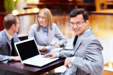 Fototapeta premium In the office