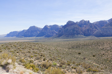 View of Mojave Desert.