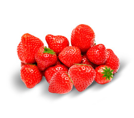 strawberry isolated on white background