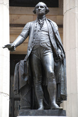 Erster Präsitent USA Statue Georg Washington monument New York