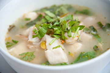 Seafood Tom yum : Famous traditional spicy Thailand food
