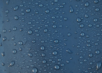 water droplets on dark background