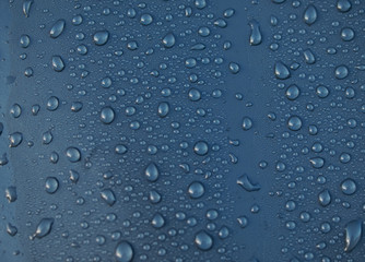 water droplets on dark background