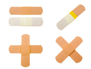 First-aid plaster with clipping paths