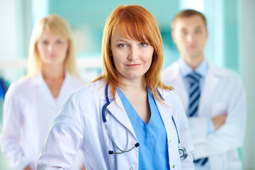 Fototapeta premium Female practitioner