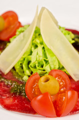 Meat carpaccio