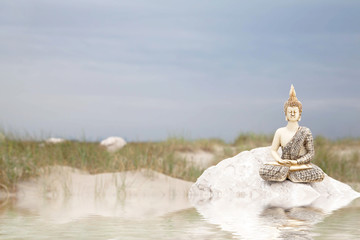 Buddha - Entspannung am Meer
