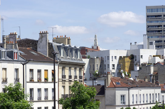 Ivry sur Seine,  architecture de banlieue parisienne