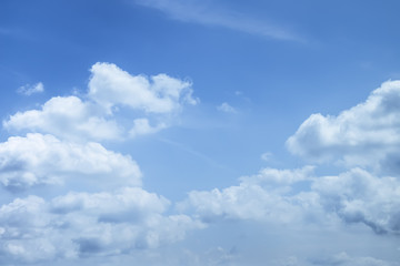 blue sky with clouds